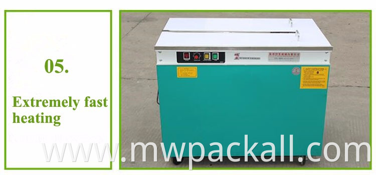 Semi-Automatic Carton Box Strapping Tying Machine/PP Strap Packing Machine